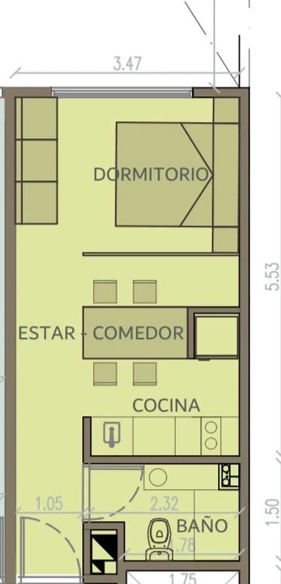 Departamento en Doctor Nicolás Repetto 1500