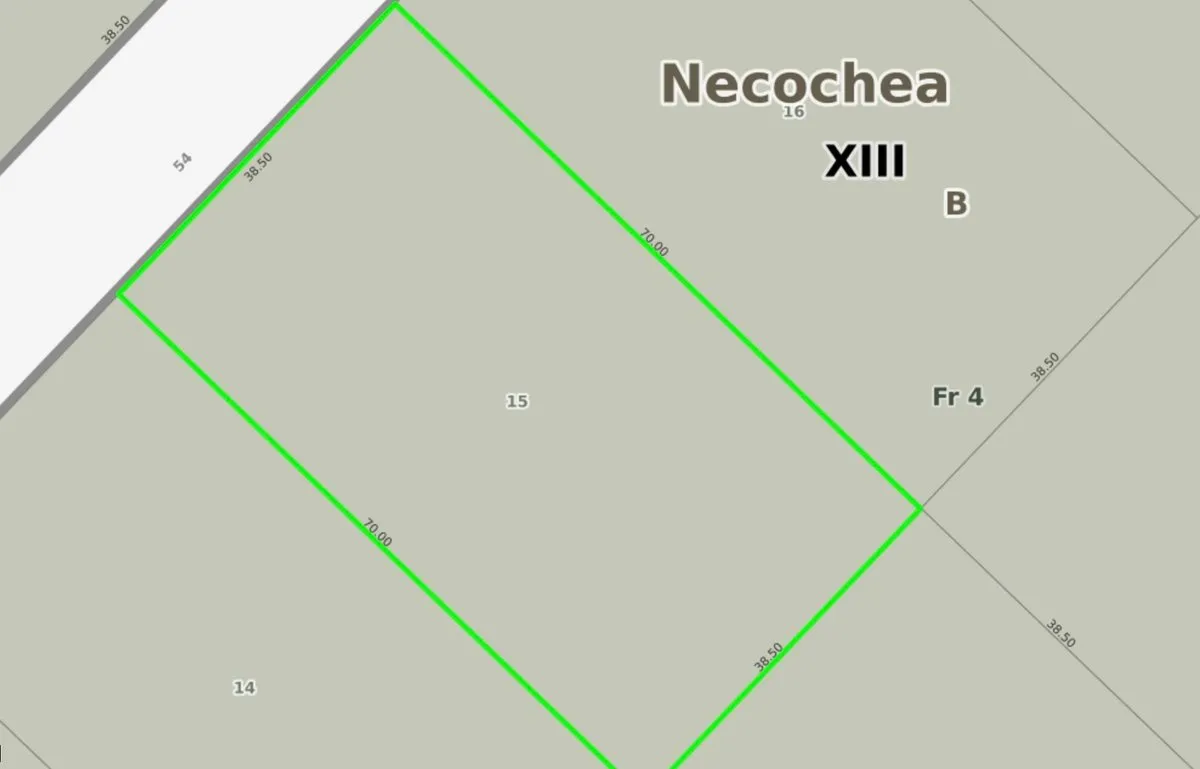 Lote en 131 y 54 S/N