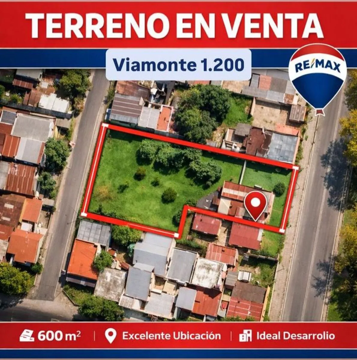 Lote en Viamonte 1200