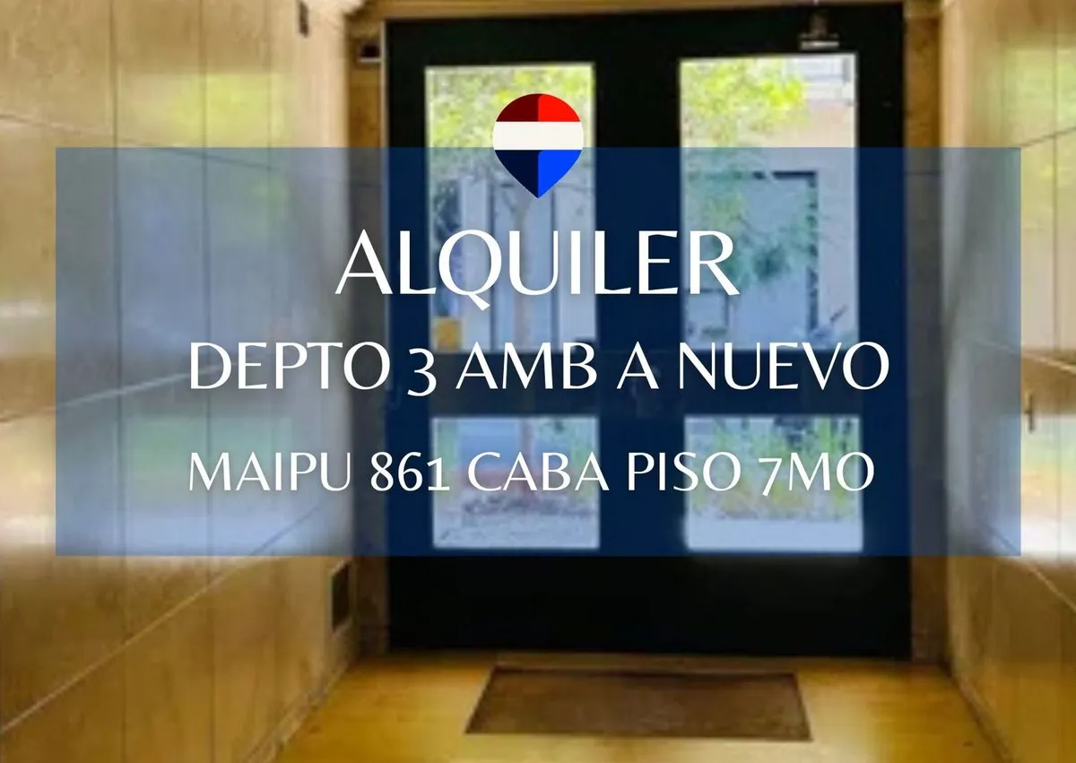 Departamento en Maipu 800