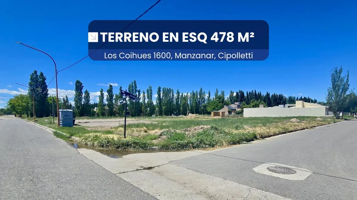 Lote en Los Coihues 1600