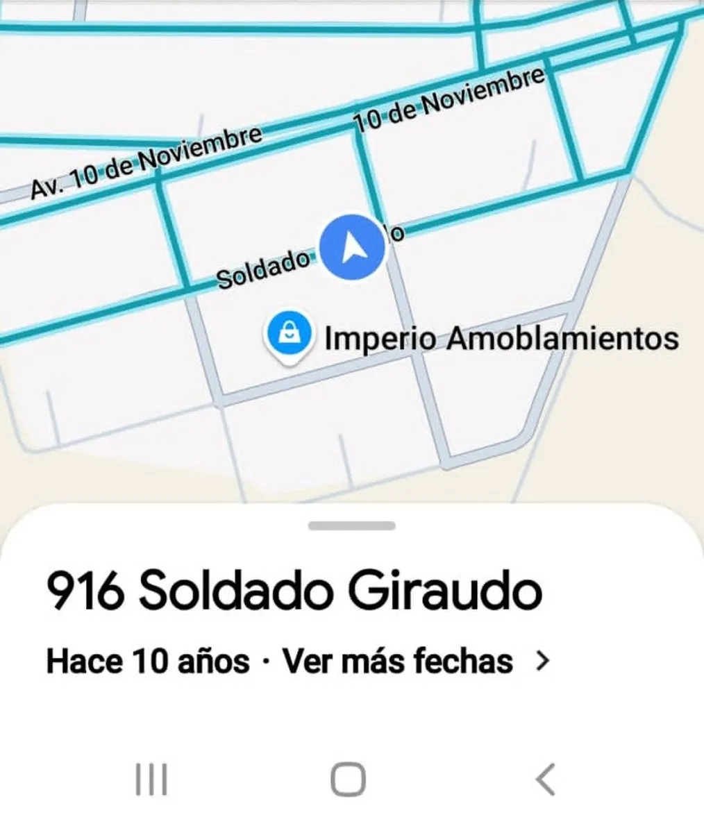 Lote en Soldado Giraudo 900