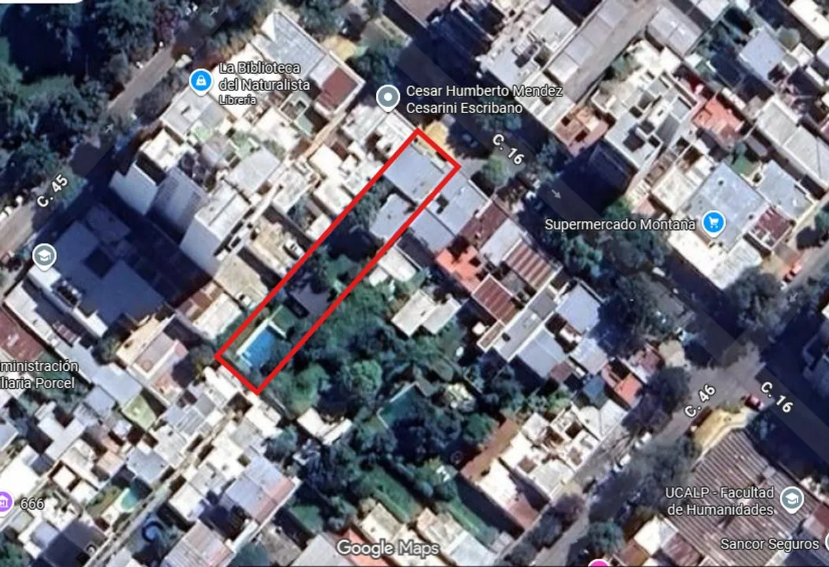 Lote en Calle 16 Entre 45 y 46 600
