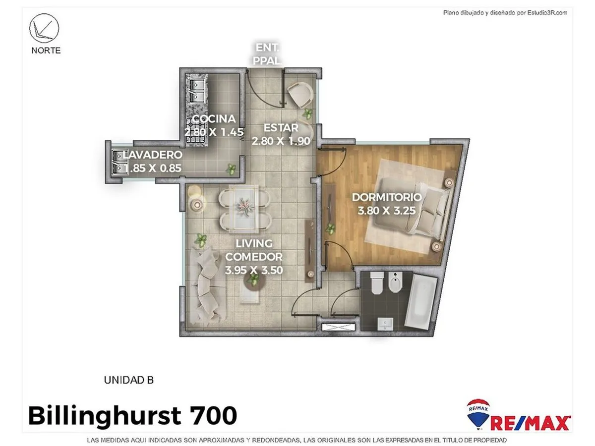 Departamento en Billinghurst 700