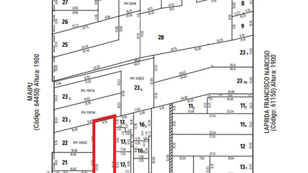 Lote en Ituzaingó 800