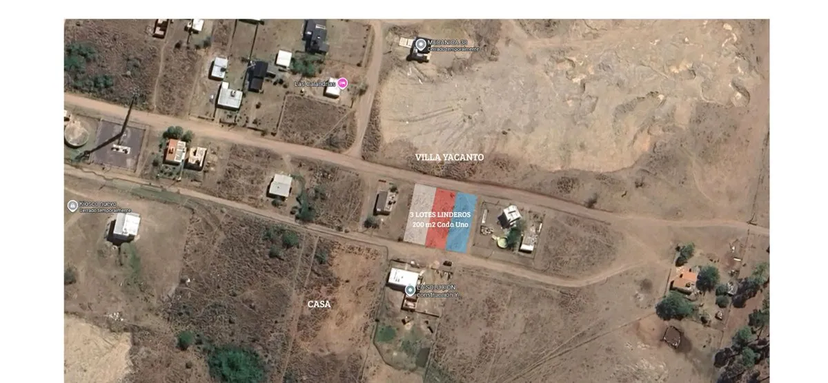 Lote en Lotes 5,6,7 Mz 93 Seccion D Villa Yacanto Calamuchita S/N