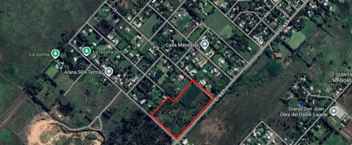 Campo en Calle 637 Entre 17 y 15 600