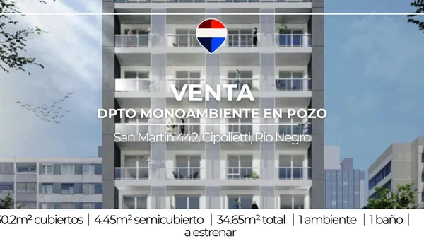 Departamento en San Martin 400