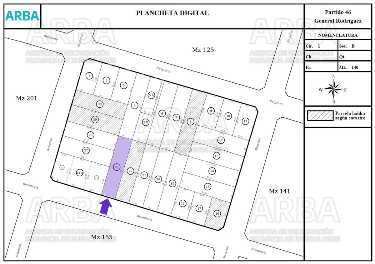 Lote en Rivadavia 300