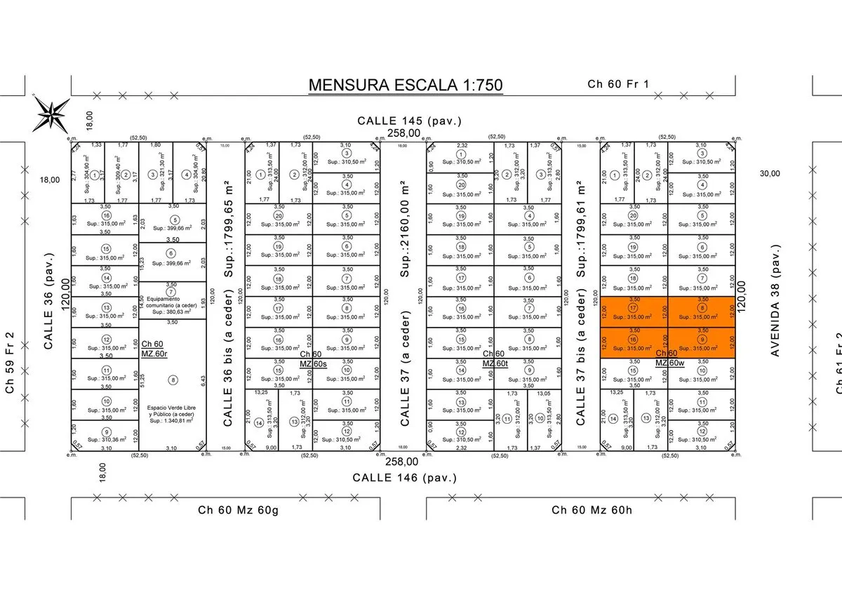 Lote en 38 Entre 145 y 146 S/N
