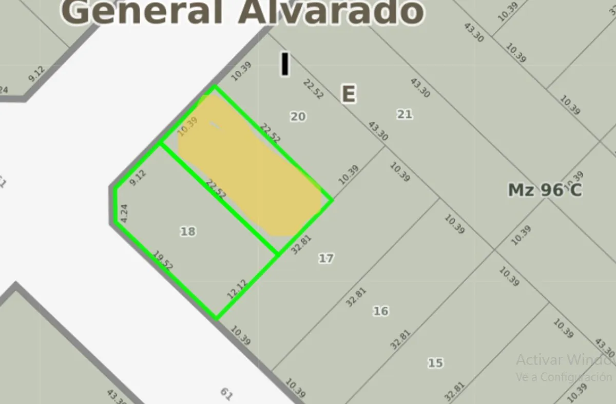 Lote en Calle 30 3000