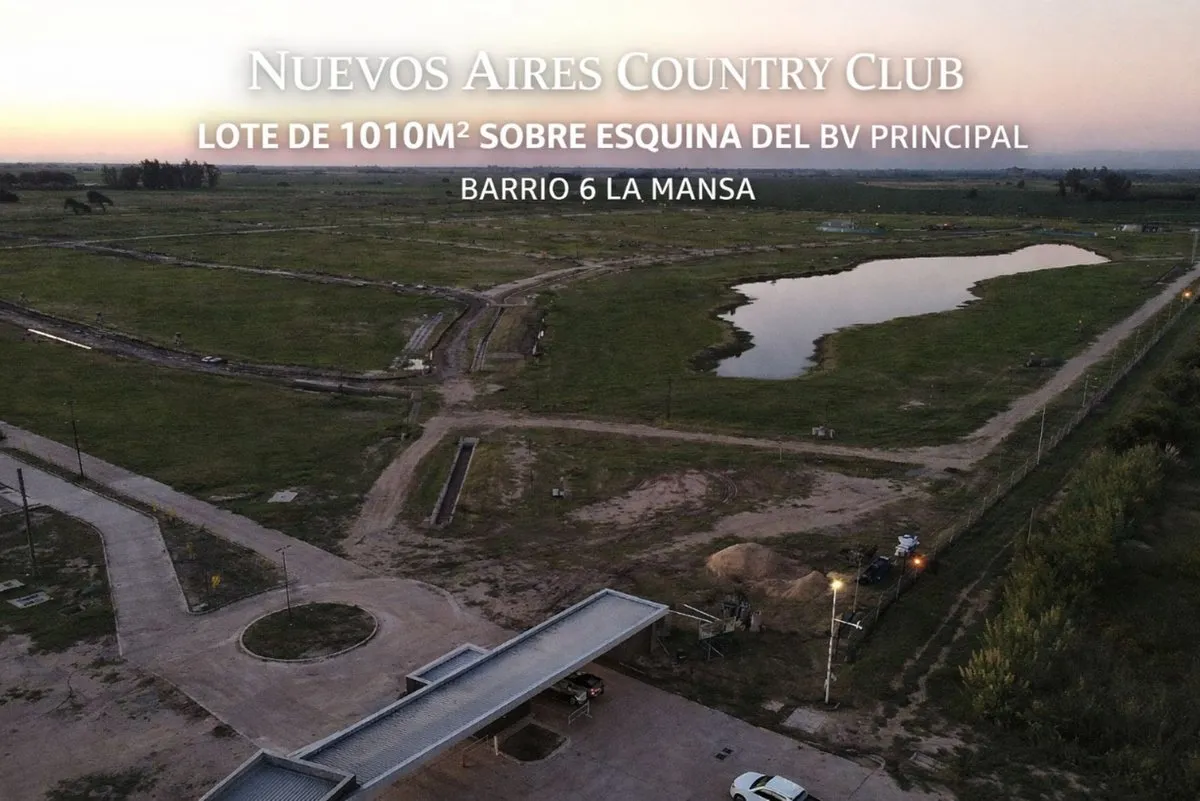 Lote en Lote de 1010 M2 en Country Nuevos Aires - Autopista Santa Fe - Rosario S/N