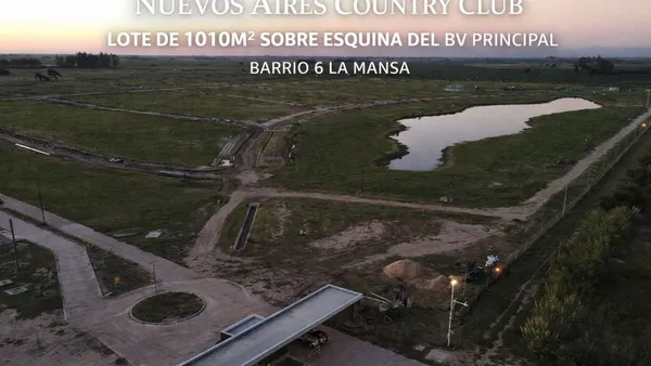 Lote en Lote de 1010 M2 en Country Nuevos Aires - Autopista Santa Fe - Rosario S/N