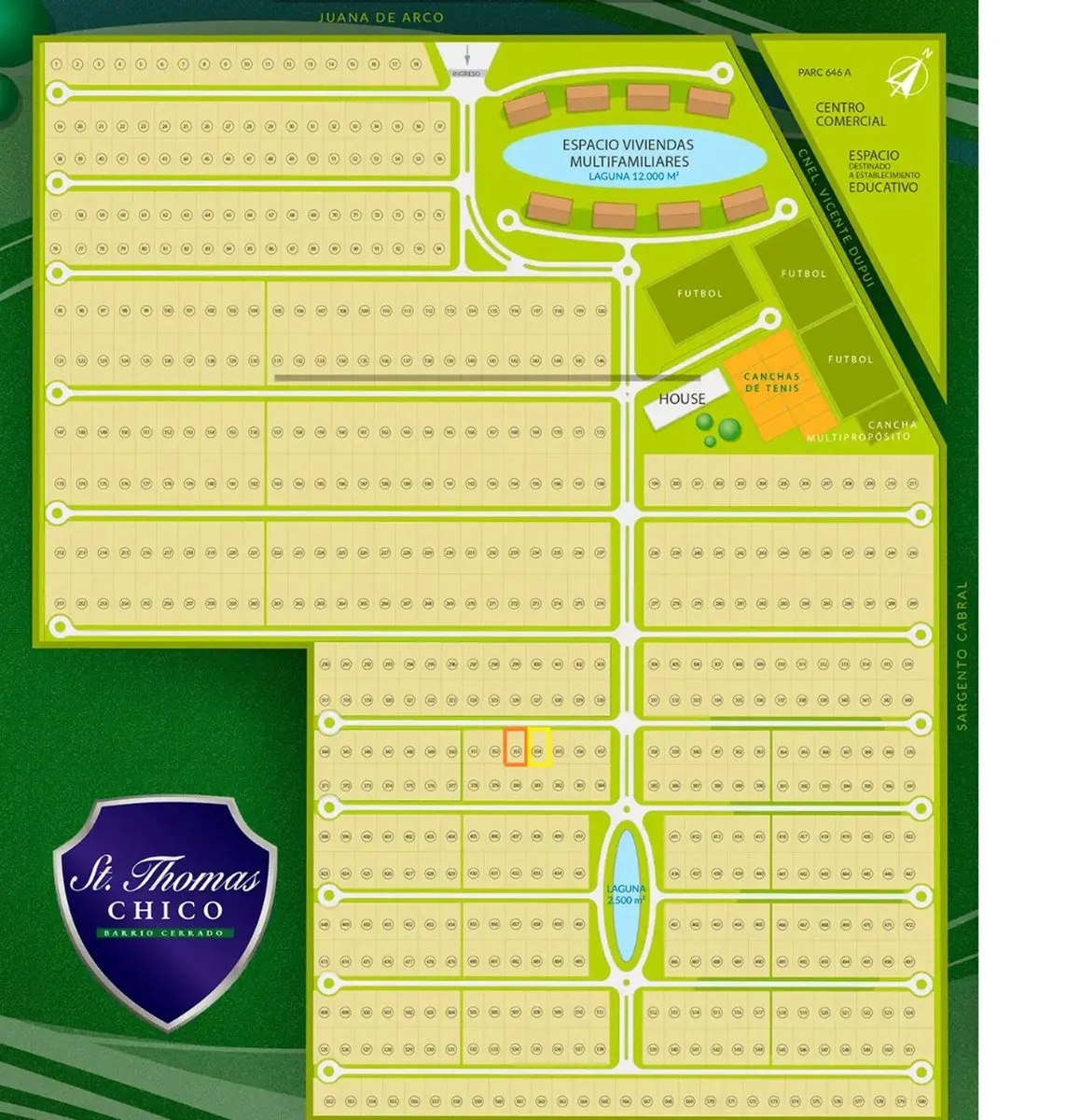 Lote en Juana de Arco 5500