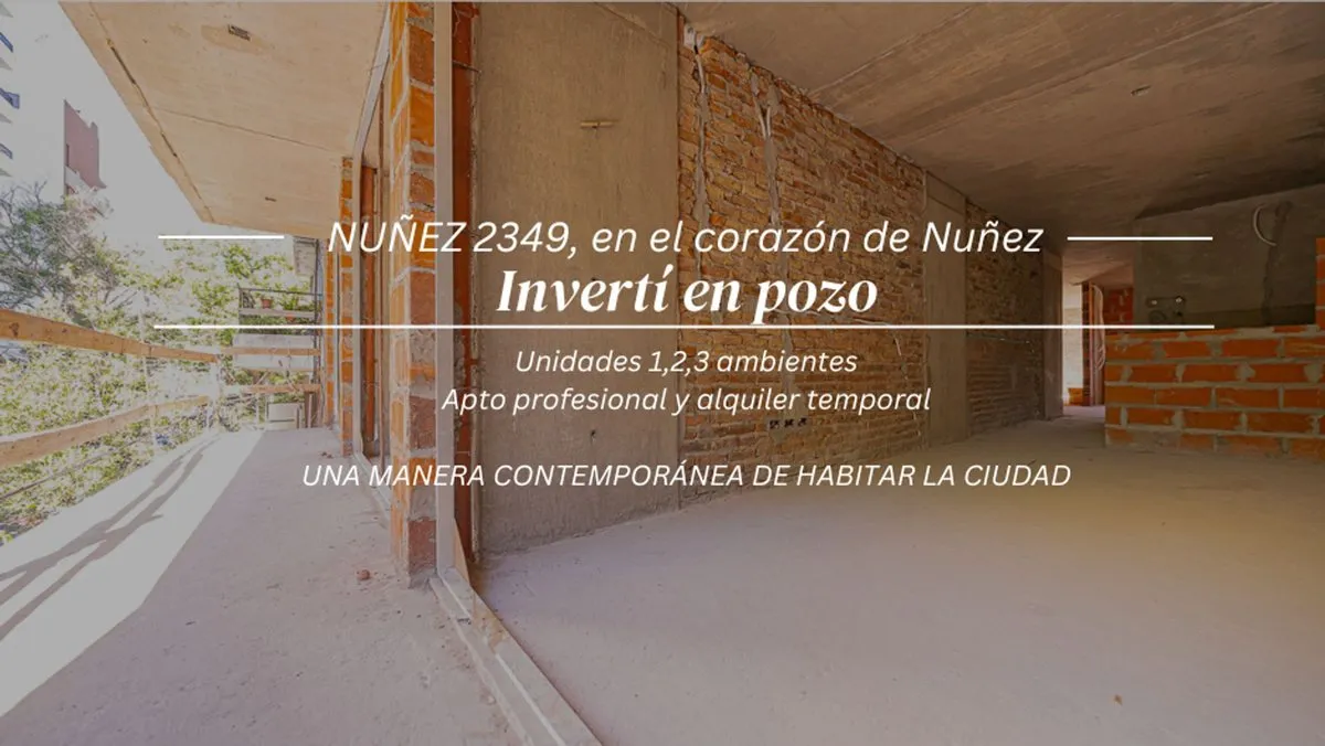 Departamento en Nuñez 2300