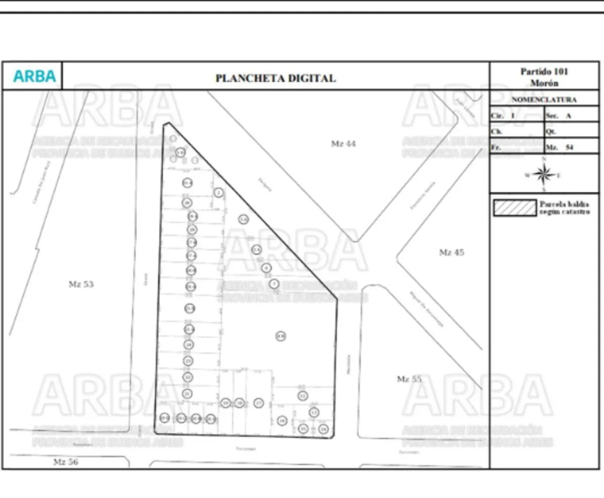 Lote en Intendente Ernesto Grant 500