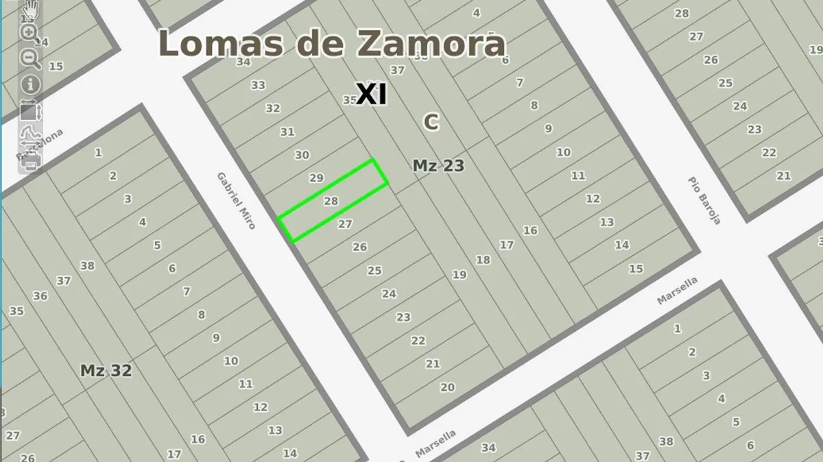 Lote en Gabriel Miró 400