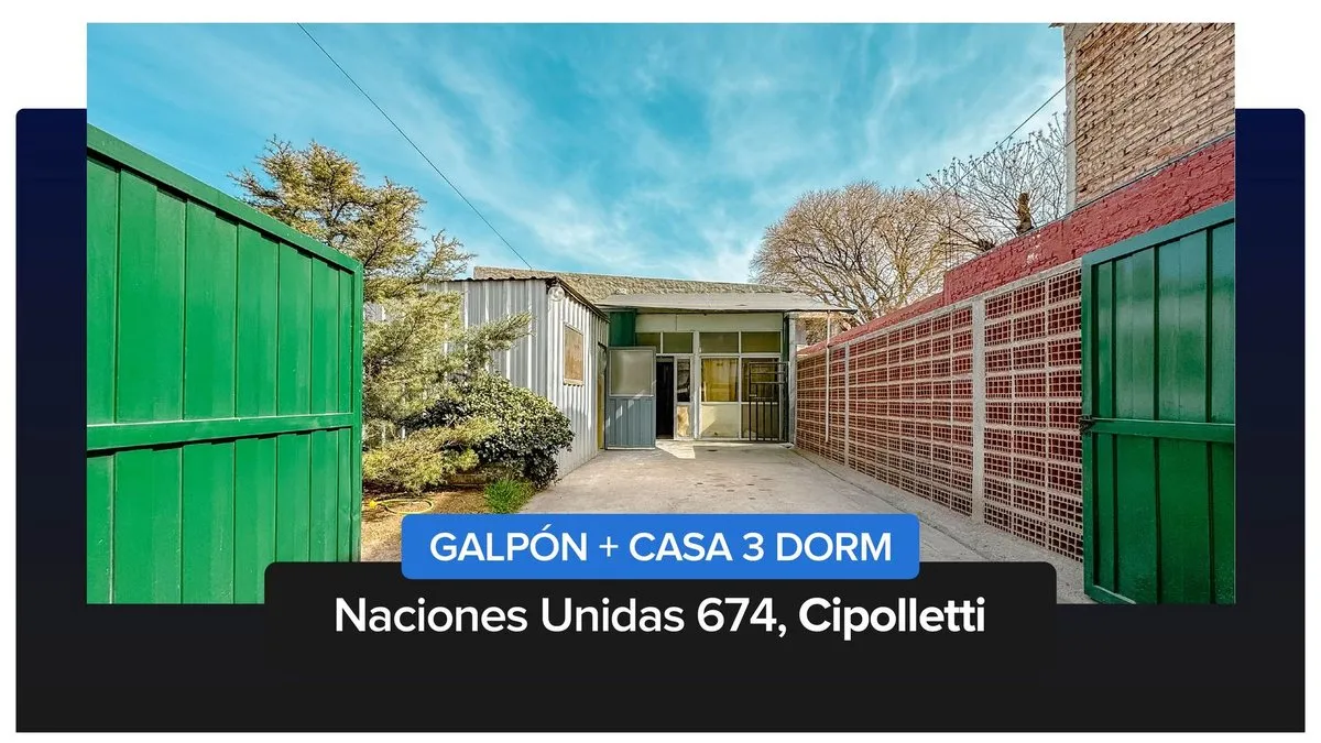 Galpon en Naciones Unidas 600