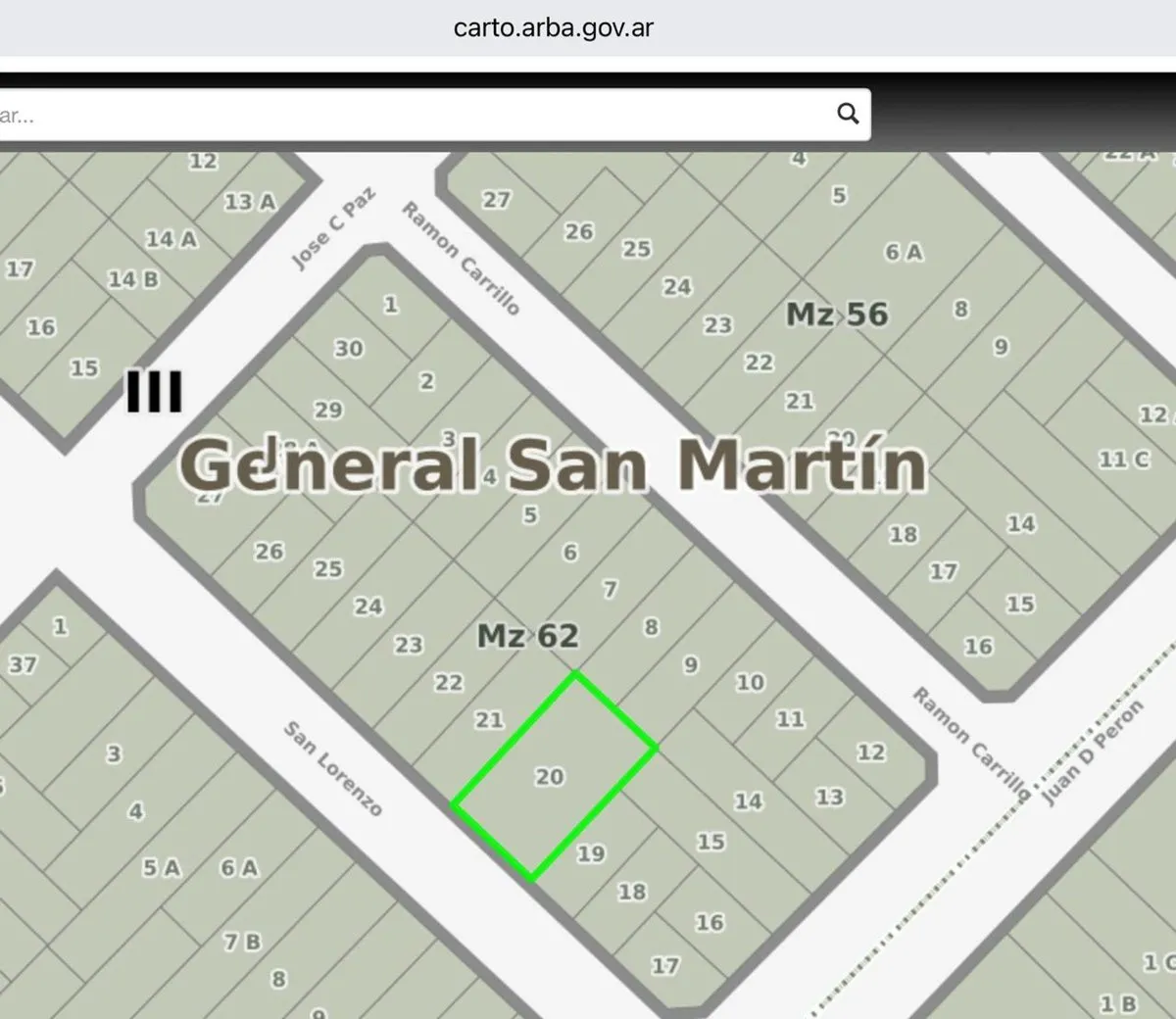 Lote en San Lorenzo 2600