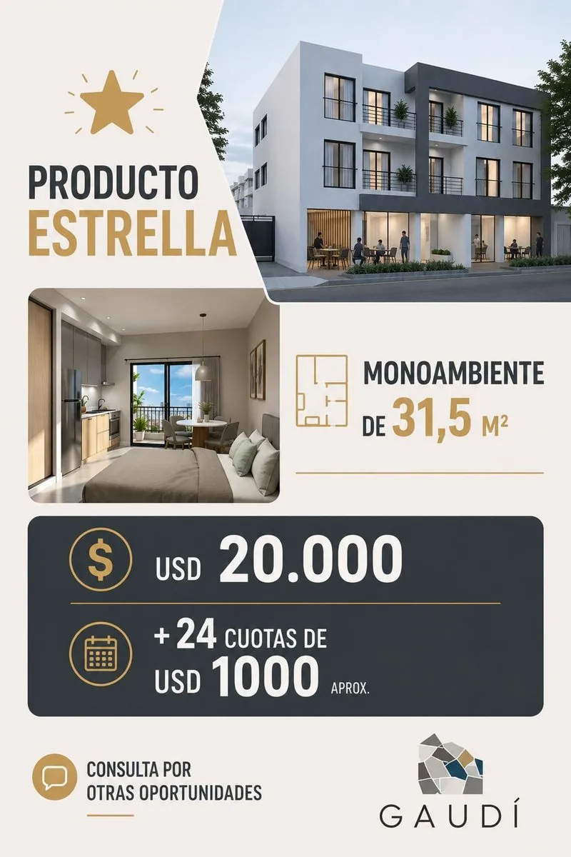 Departamento en Calle Molina Arrotea 700