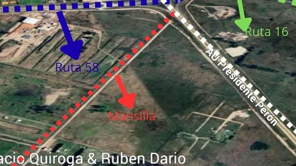 Lote en Ruben Dario y Horacio Quiroga S/N