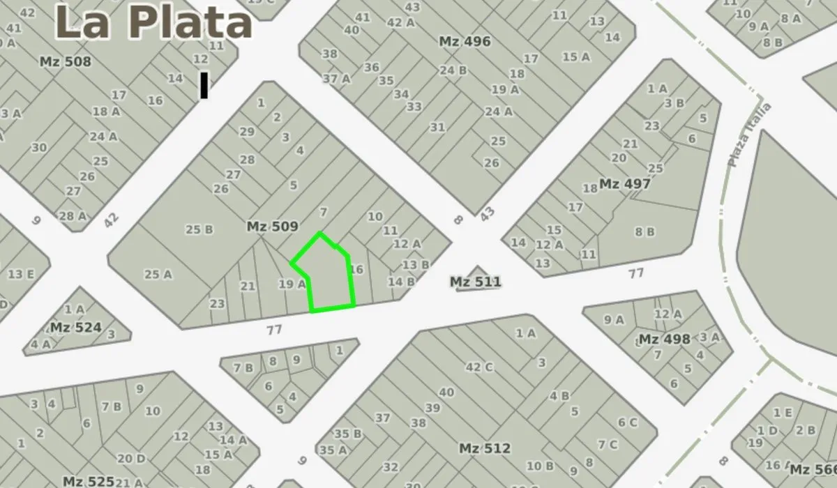Lote en Diagonal 77 700