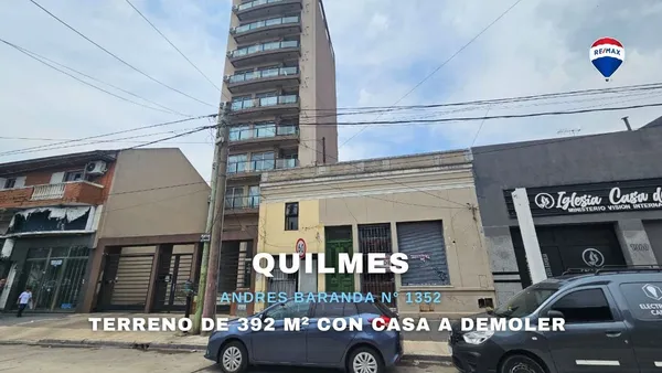 Lote en Andrés Baranda 1300