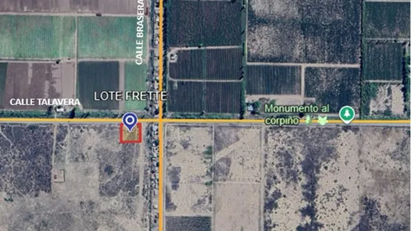 Lote en Talavera y Casi Braseras, Chapanay, San Martin, Mendoza S/N