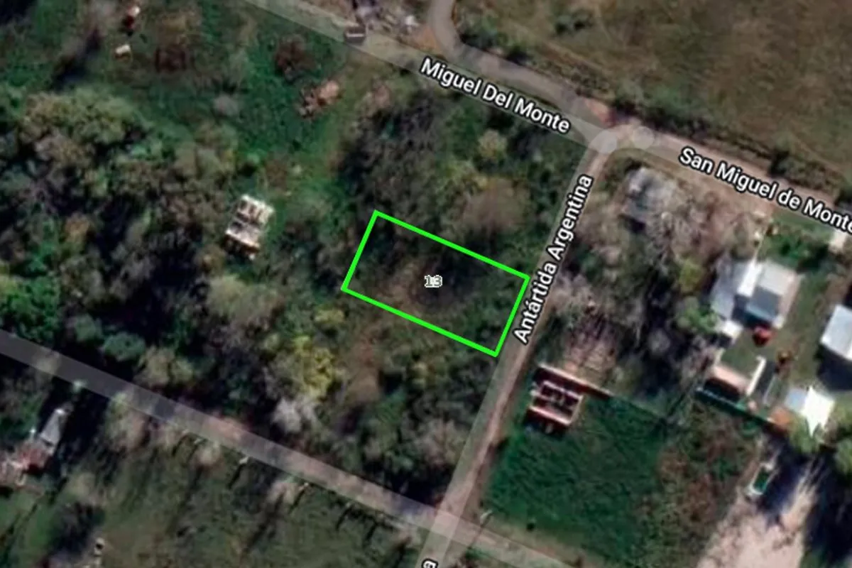 Lote en Antártida Argentina y San Miguel del Monte Parcela 13 S/N
