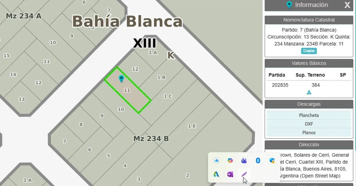 Lote en Brown S/N