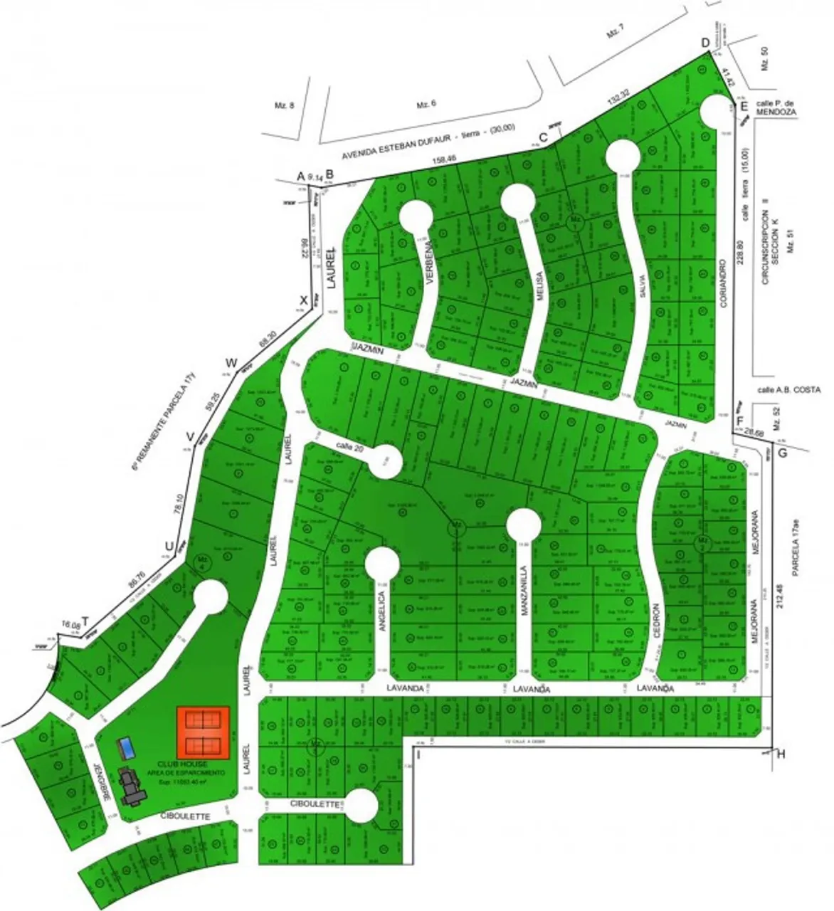 Lote en Esteban Dufaur Las Lomas 1100