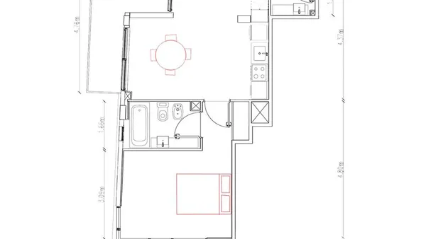 Departamento en Liberti y Regimiento Patricios