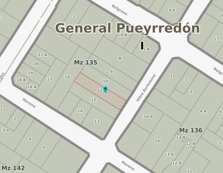 Terreno en Mitre al 1900