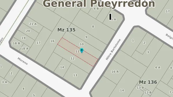 Terreno en Mitre al 1900
