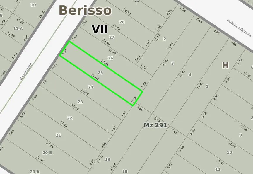 Terreno en Guayaquil e/ Independecia y Bs. As.