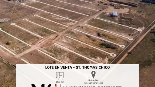 Terreno en Lotes en venta en St. Thomas Chico, Esteban Echeverría