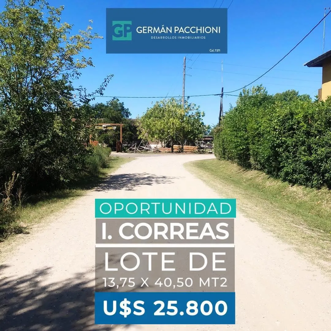 Terreno en Ignacio Correas