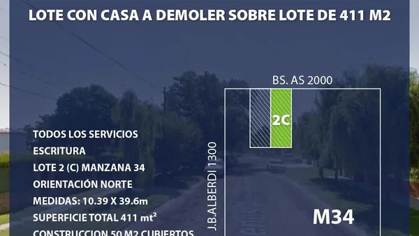 Terreno en BUENOS AIRES al 2000