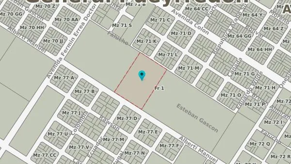 Terreno en Alberti al 9500