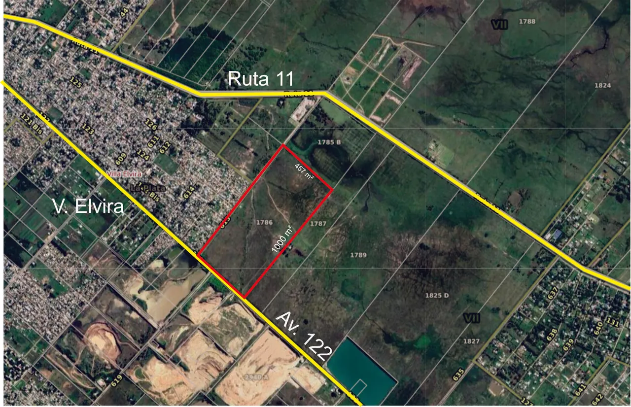Terreno en 615y122 (45 Has)