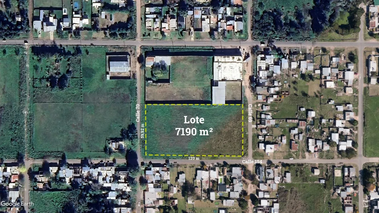 Terreno en 154 e/ 69 y 70