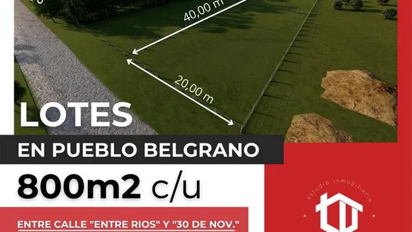 Terreno en Arturo Frondizi entre 30 de noviembre y entre rios