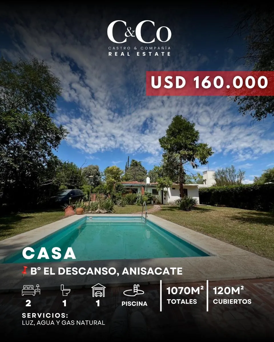 Casa en BARRIO EL DESCANSO, ANISACATE