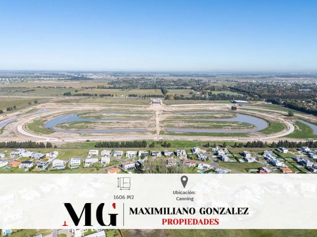 Terreno en Doble lote venta Vista Lagos Canning