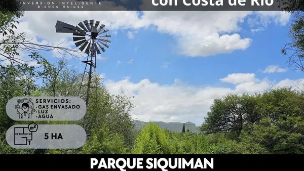 Terreno en Parque Siquiman, Punilla