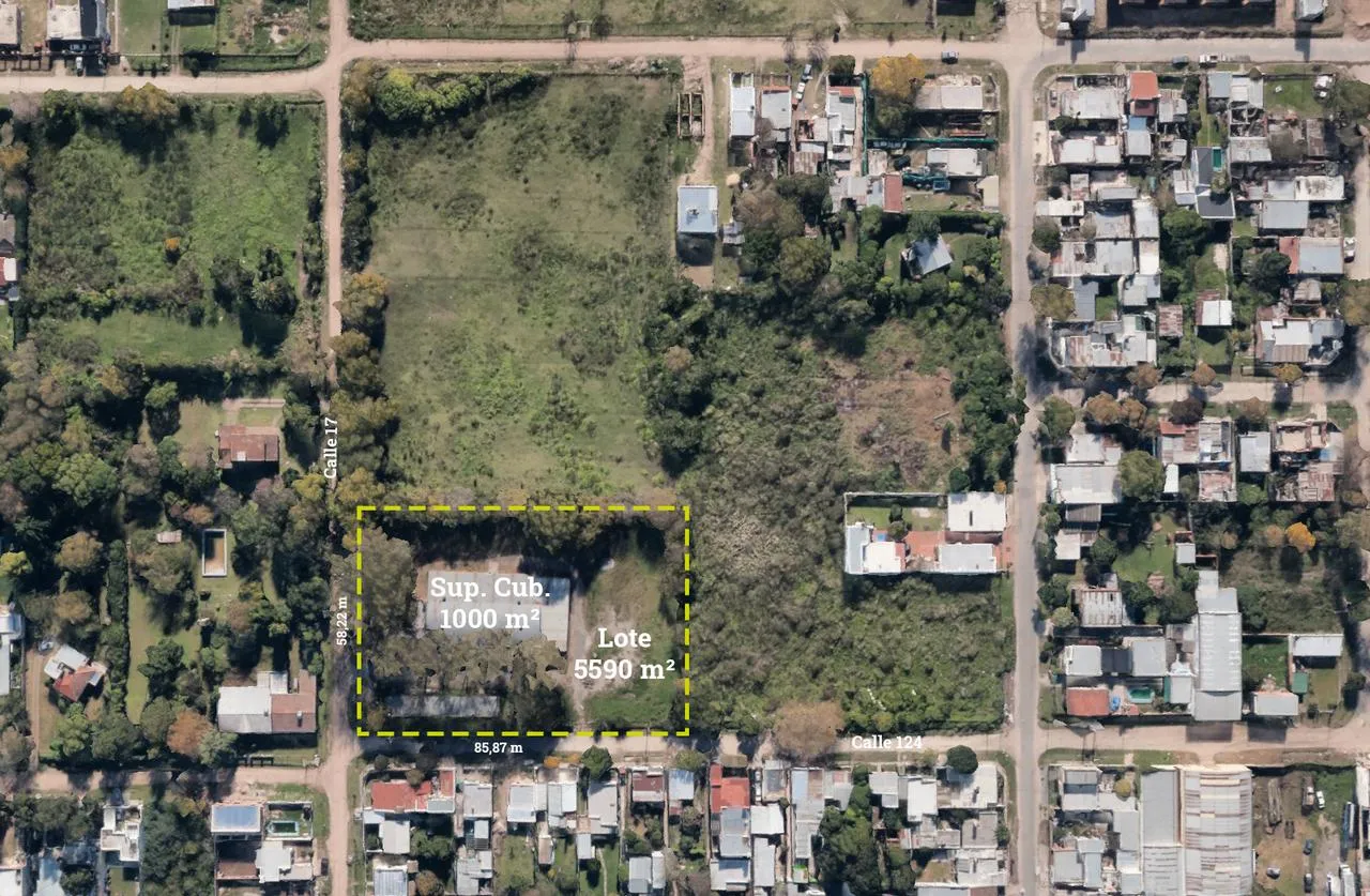 Galpon en 124 e/ 17 y 18