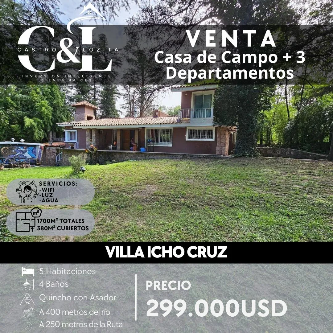 Hotel en Icho Cruz, Punilla