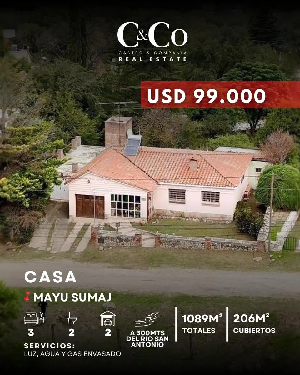 Casa en Mayu Sumaj, Punilla