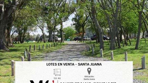 Terreno en Lote Venta Santa Juana Canning