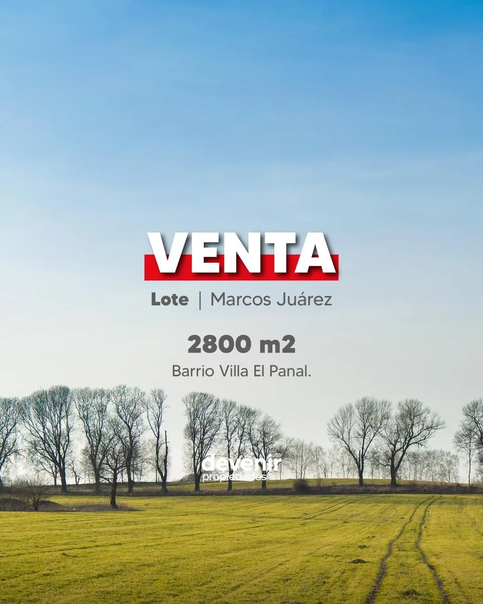 Terreno en Marcos Juárez